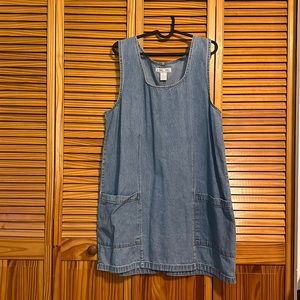Cherokee 90s Cotton Denim Mini Dress